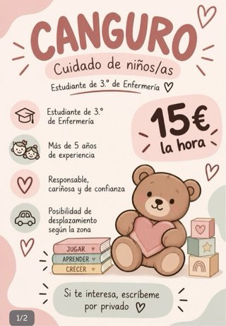 Servicio de Canguro - Estudiante de Enfermería