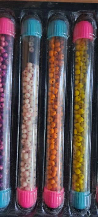 Set de 5 Tubos de Abalorios