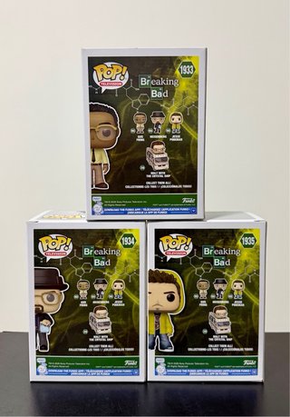 Lote 3 Funko POP! Breaking Bad 1933, 1934, 1935