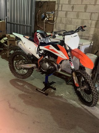 KTM 350 SX-F Motocross Naranja/Blanco