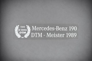 Pegatina Mercedes 190 DTM