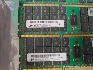 4x HP 24GB PC3L-10600R 701809-081 Memoria RAM