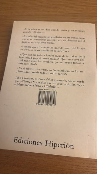 Hiperión o El eremita en Grecia novela