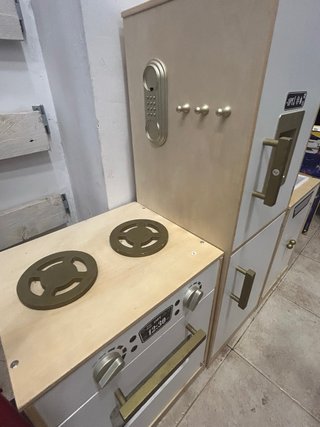 Cocina Infantil de Madera, 3 Módulos
