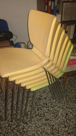 Set de Sillas de Oficina Apilables