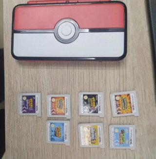 Nintendo 2DS XL Pokémon Edición más 7 juegos