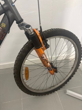 Bicicleta Decathlon Rockrider Gris