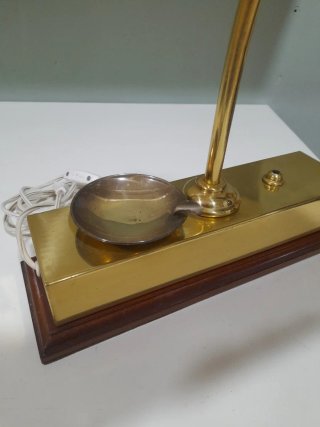 Lámpara Escritorio Vintage Banquero Dorada
