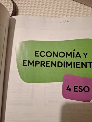 Economía y emprendimiento, 4 ESO.