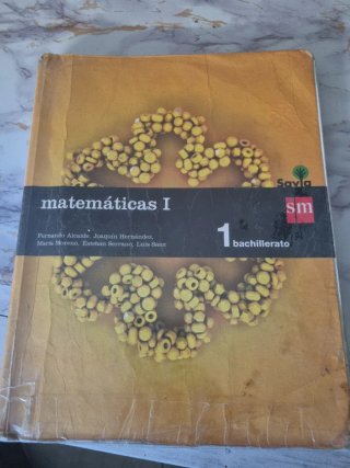 Libro matemáticas 1º bachillerato de ciencias