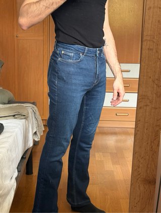 Pantalón Vaquero Azul Marino Campana