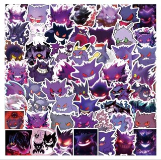 Pack 50 Pegatinas Pokémon Gengar Vinilo