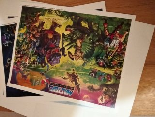 3 Láminas Masters del Universo