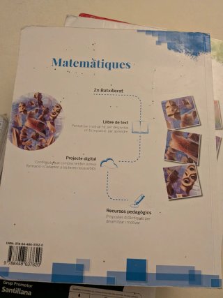 Matemàtiques 2n Batxillerat