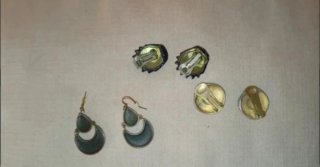 Lote de pendientes antiguos