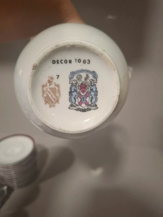 Juego de café de porcelana