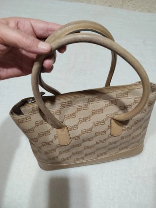 Borsa Balenciaga Beige Monogram
