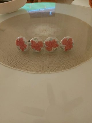 Tiradores cerámica Zara Home flores