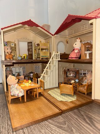 Casita Sylvanian Families Red Roof Country Home