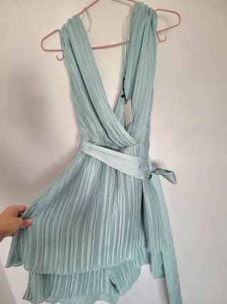 Mono Zara Turquesa Talla S