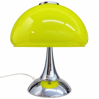 Candeeiro Vintage Amarelo e Prata