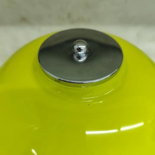 Candeeiro Vintage Amarelo e Prata