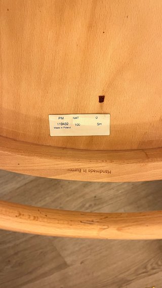 Sillas Fameg madera y ratán