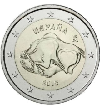 MONEDA CONMEMORATIVA 2€ ESPAÑA 2015. ALTAMIRA
