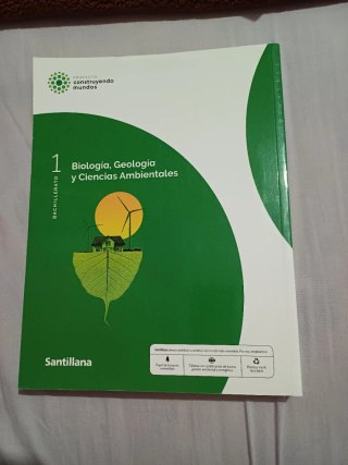 Biología, Geología y Ciencias Ambientales 1 Bac...