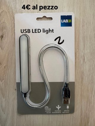 Luce LED USB LAB31 3 pezzi disponibili €4 cadauno