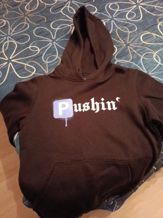 Sudadera Pushin Negra Talla S