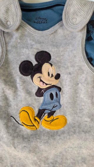 Pelele de Bebé Mickey 56cm