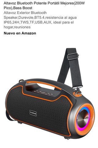 Altavoz Bluetooth Vuopax •NUEVO PRECINTADO•