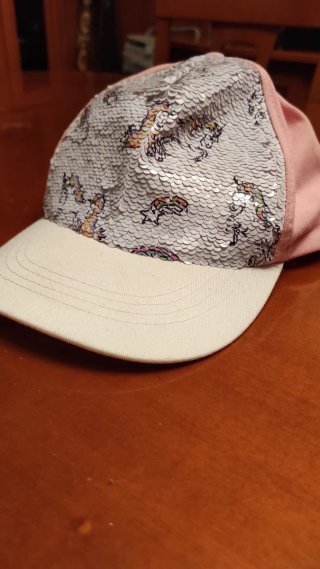 Gorra Reversible con Lentejuelas Unicornio