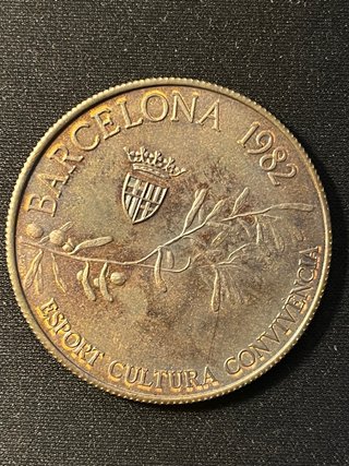 Medalla Conmemorativa Ajuntament Barcelona 1982