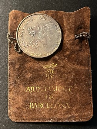 Medalla Conmemorativa Ajuntament Barcelona 1982
