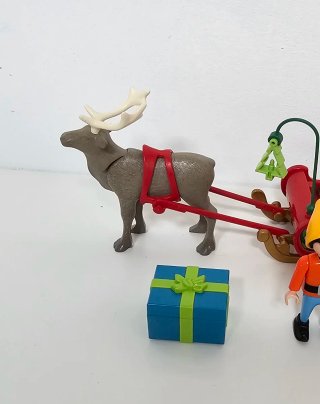 Trineo Navideño Playmobil con Reindeer