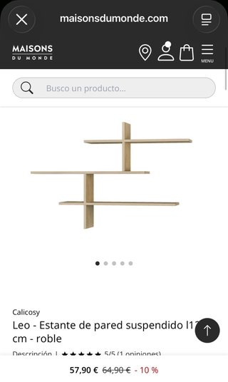 Estantería de Pared Maisons du Monde