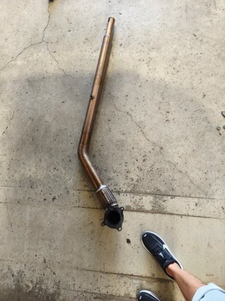 Downpipe Tubo de escape flexible