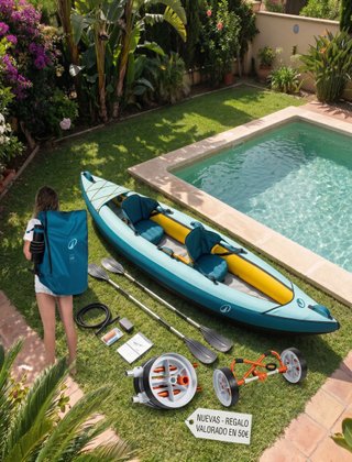 Kayak Hinchable K2 con Accesorios