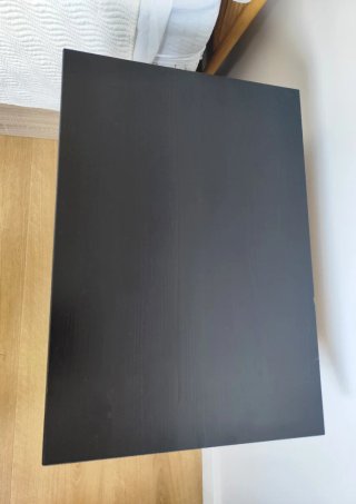 Mesita de noche IKEA negra