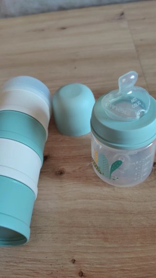Biberón Suavinex 150ml y Porta Leche