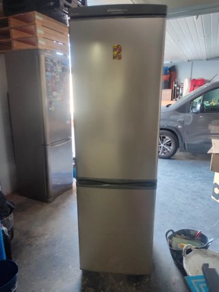 Nevera Combi Acabado Metalizado