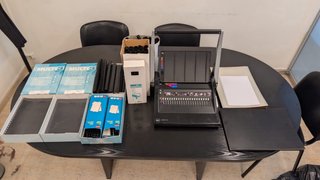 Encuadernadora GBC CombBind C20 y material