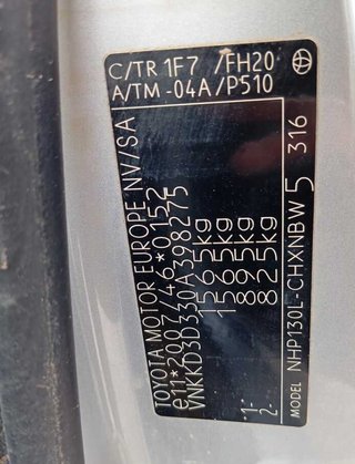 450924 puerta tras izq toyota yaris (xp21) hybrid