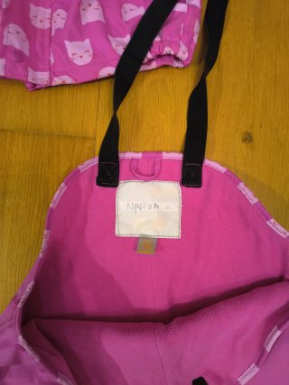 Conjunto impermeable niña 4-6 años