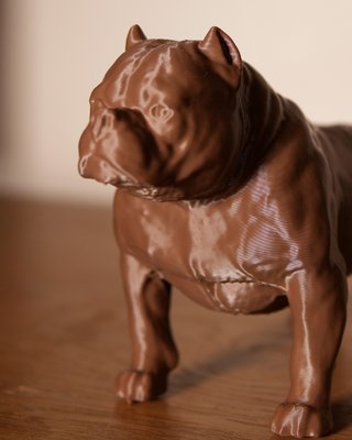 Figura American Bully 3D · decoración y regalo