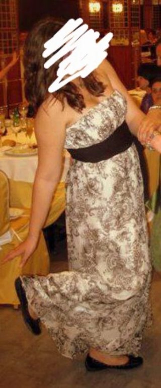 Vestido Largo Estampado para Eventos