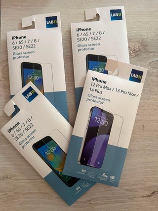 4 Pellicole in vetro LAB31 per iPhone