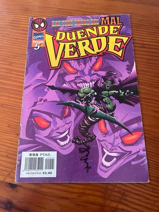Lote 5 cómics duende verde 1996- Marvel